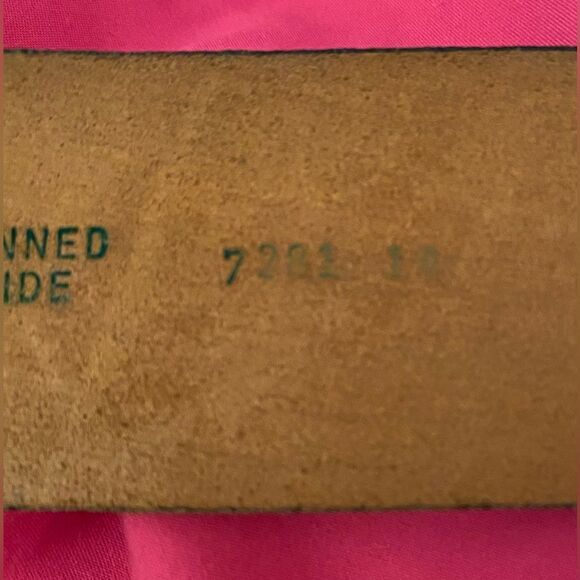 Vtg Pierre Cardin Large Silver Tone Buckle on 2” Black Leather Statement Belt - Picture 7 of 11